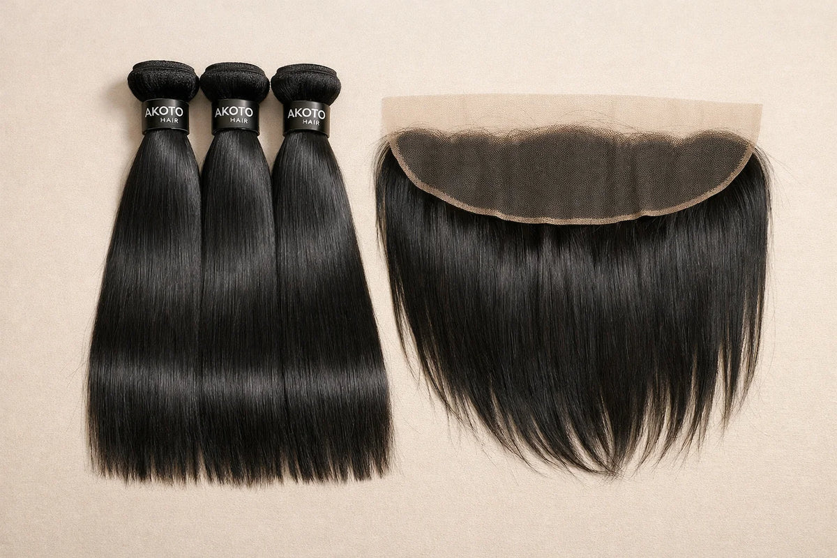 Premium Brazilian Virgin — 3 Bundles + 13×4 HD Frontal Deal