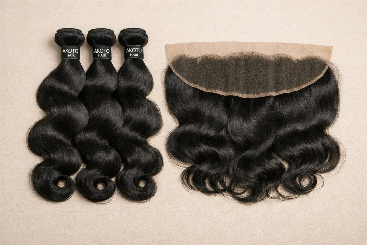 Premium Brazilian Virgin — 3 Bundles + 13×4 HD Frontal Deal