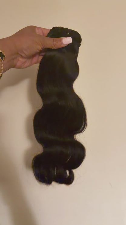 Premium Brazilian Virgin — 3 Bundles + 13×4 HD Frontal Deal